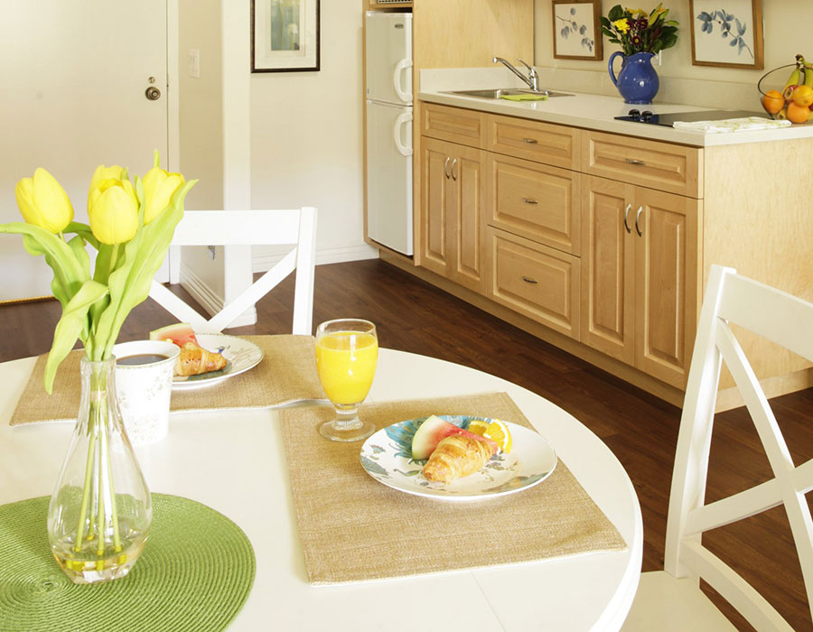 One of our Resident Kitchens - Town & Country - Independent & Assisted Living in Santa Ana, CA