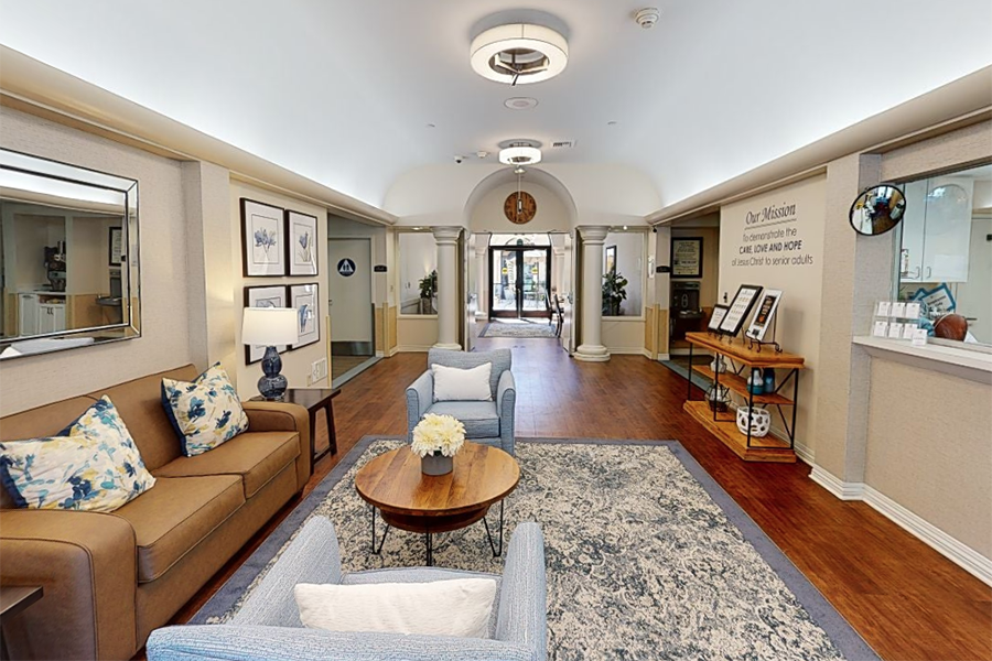 Lobby and Sitting Room - Santa Ana CA - Skilled Nursing facilities