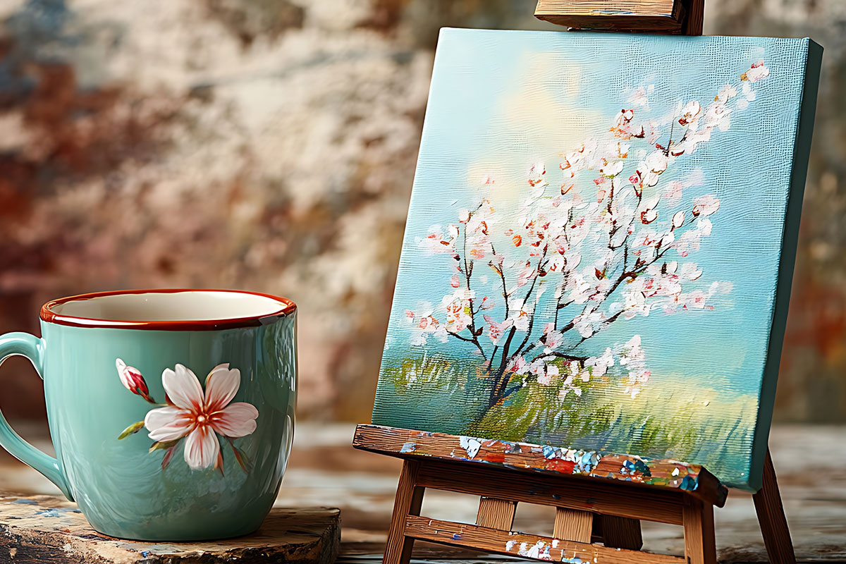 A Morning of Tea, Treats & Painting